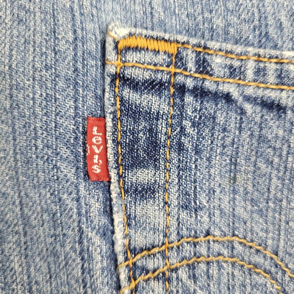 Levi's 550 Relaxed Long Shorts Women's 10 Denim Classic Mom High Waisted Vintage - Picture 8 of 13